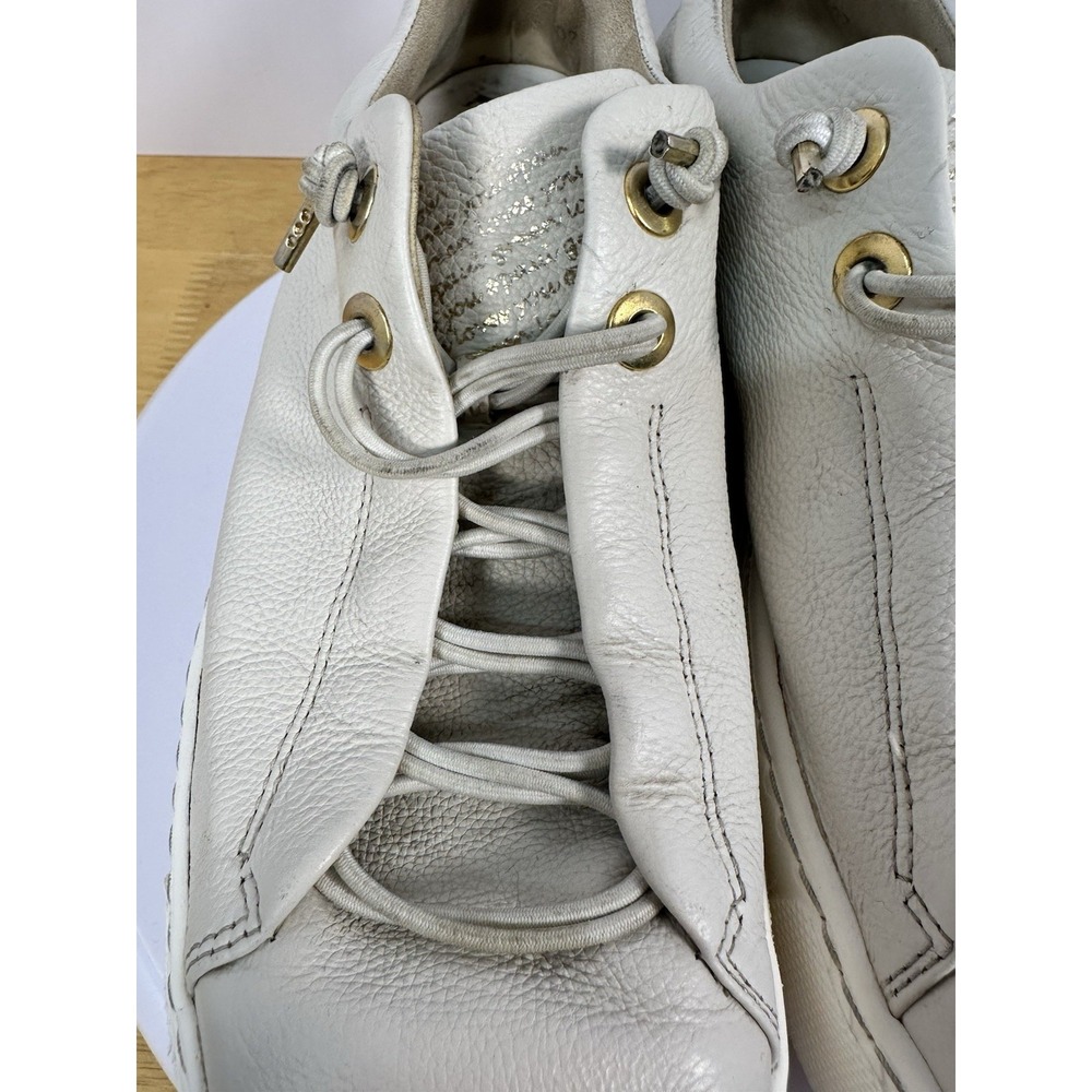 Paul Green Faye Platform Sneakers Womens Ivory US 10 UK 7.5 Made In Austria - Picture 4 of 16